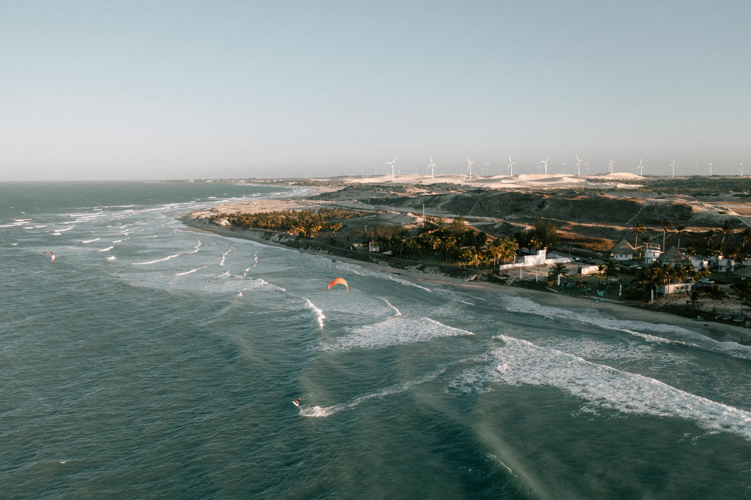 Kitesurf na trip da Fridsland em Emboaca
