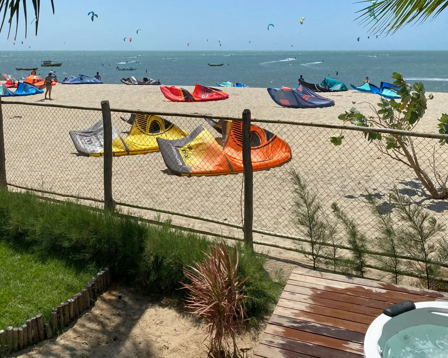 Kitesurf na trip da Fridsland em Barra Grande