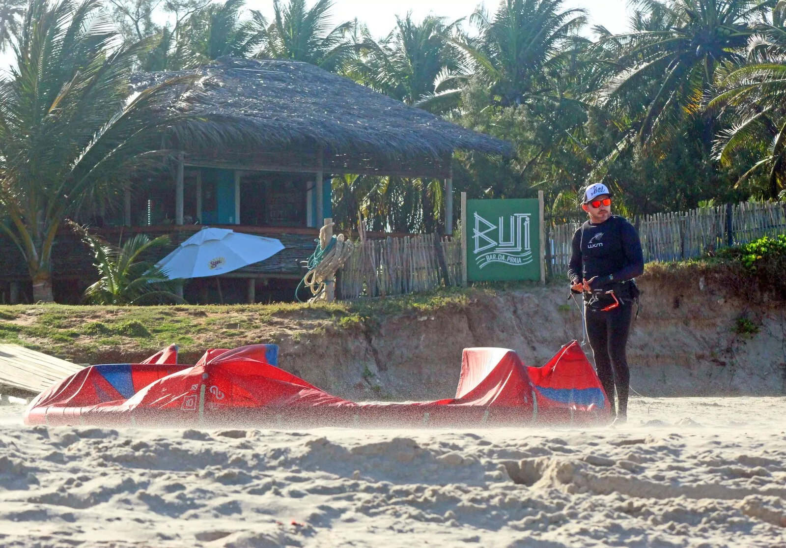 Kitesurf na trip da Fridsland em Maracajaú