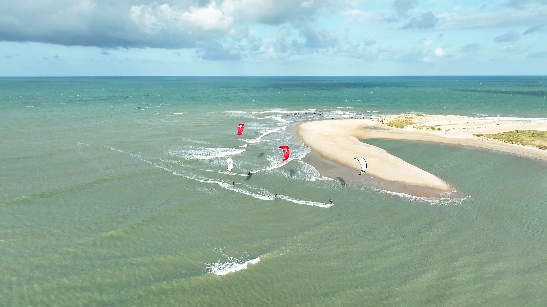 Kitesurf em Maracajaú, Rio Grande do Norte