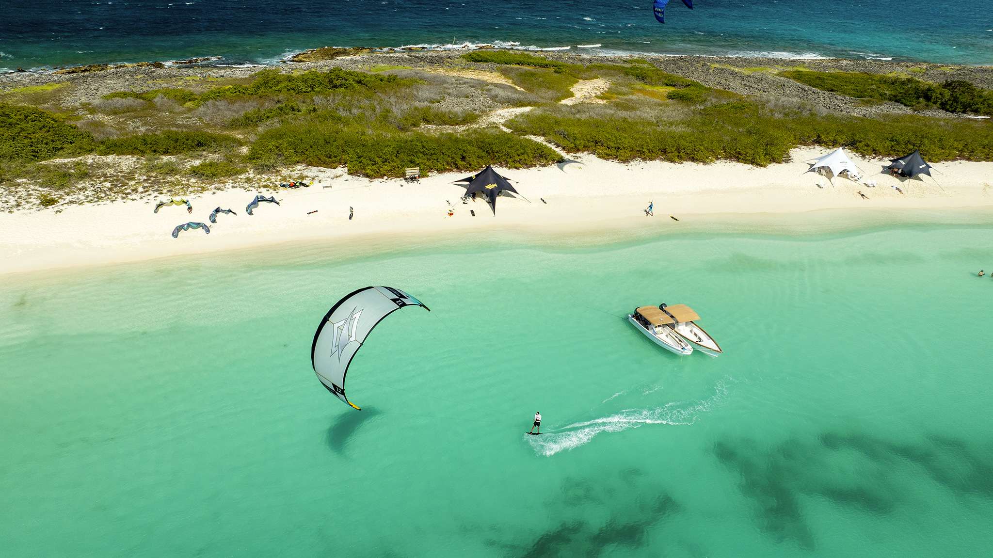 Kitesurf em Los Roques, Venezuela